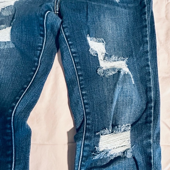 KanCan Distressed Blue Jeans size 28 - Picture 3 of 10